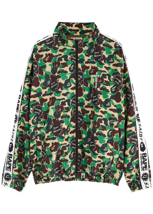 SAINT MXXXXXX 남성 X A Bathing Ape Printed Nylon Track Jacket - Multicoloured 1 - XL 4196713