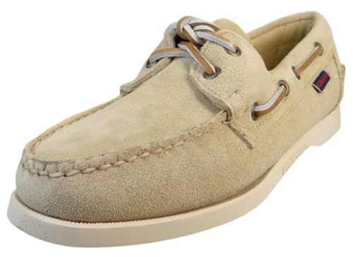 Sebago Portland Rough Out Beige Camel/Beige Taffy 8 Regular 