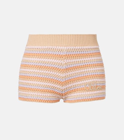 Chloe Knitted cotton shorts