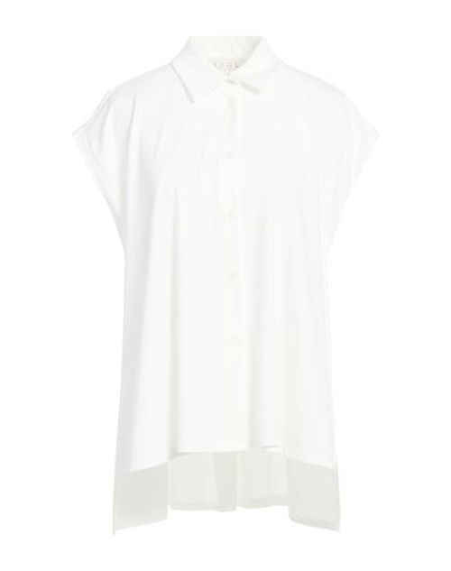Day By Day Woman Shirt Ivory Size 4 Viscose, Polyamide, Elastane
