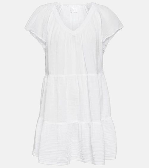Eleanor cotton tiered minidress