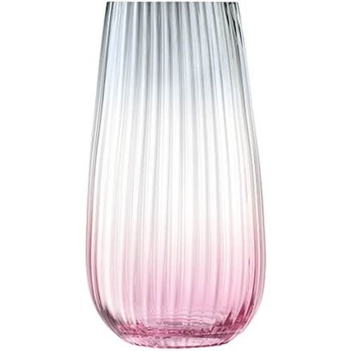 LSA Dusk Vase 28cm Pink & Grey