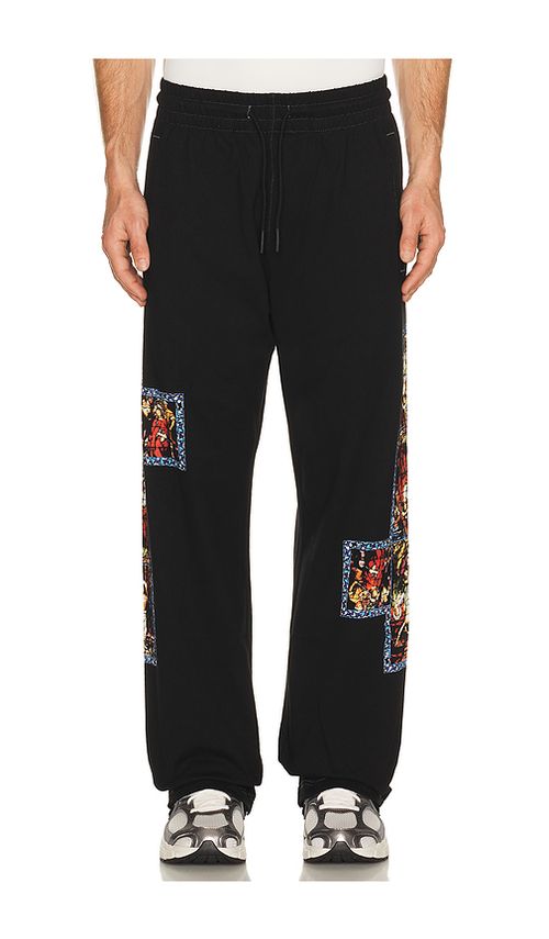 Pleasures Blasphemy Cotton Pants in Black. S. Also in XL/1X