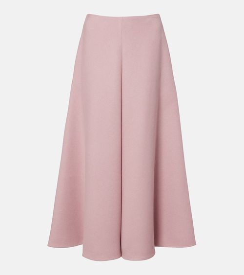 Layered Coolness high-rise midi skirt