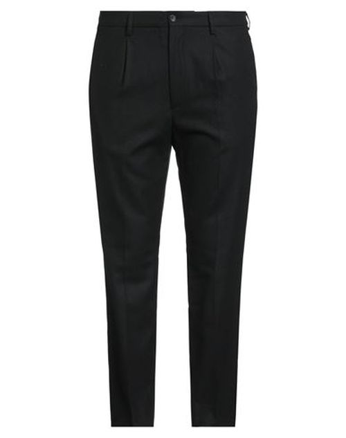 Man Pants Black Size 30 Wool, Polyester
