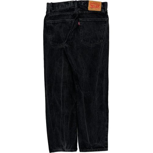 505 Levis Jeans - 32W 30L Black Cotton
