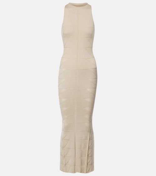 Motivo virgin wool maxi dress