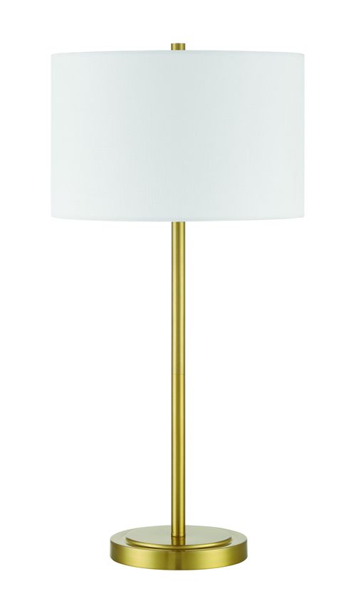 Satin Brass Table Lamp from the Jones Collection