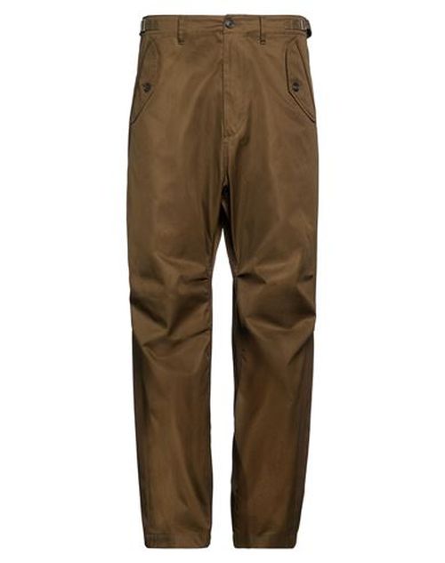 Man Pants Military green Size 34 Cotton