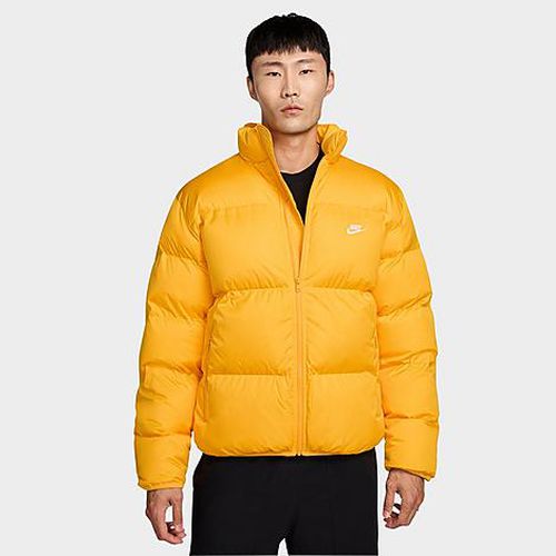 Men's Sportswear Club Futura Logo Puffer Jacket in Yellow/University Gold