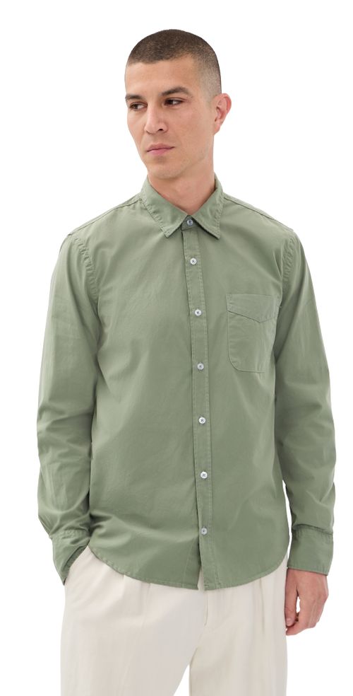 Poplin Standard Button Down Shirt Lichen