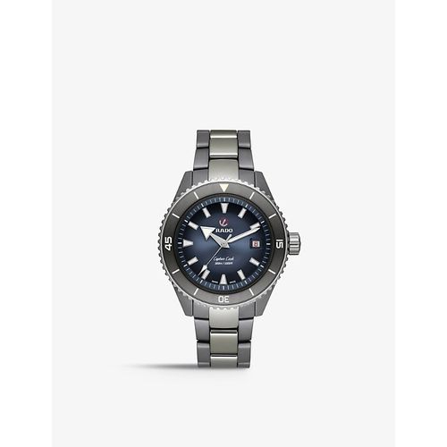 Mens Blue R32144202 Captain Cook High-Tech Ceramic Diver Ceramic and Stainless Steel Automatic Watch 43mm
