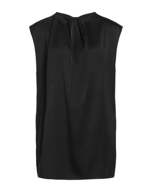 Woman Top Black Size 14 Viscose, Silk