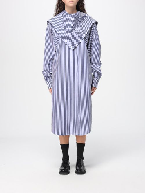 Dress Woman color Gnawed Blue