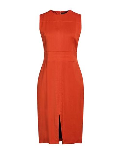 Woman Midi dress Rust Size 4 Cashmere