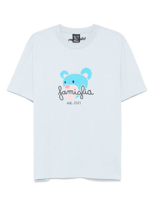 Graphic-print T-shirt - Blue