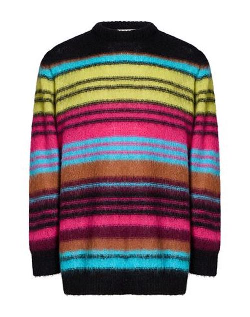 Man Sweater Magenta Size 36 Mohair wool, Polyamide, Wool