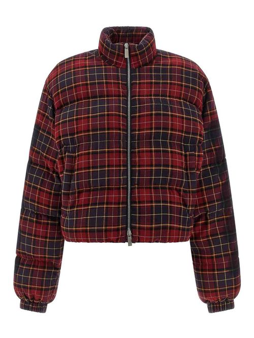Check Flan Arrow Spray Down Jacket