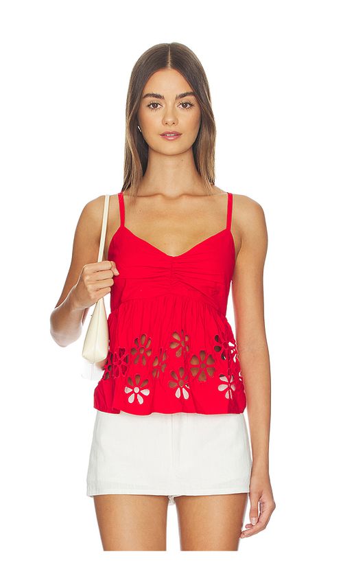 Rails meru top en color rojo L también en M, S
