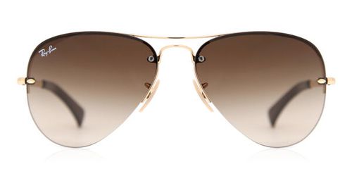 Ray-Ban RB3449 Highstreet 001/13 Men's Sunglasses Gold Size 59