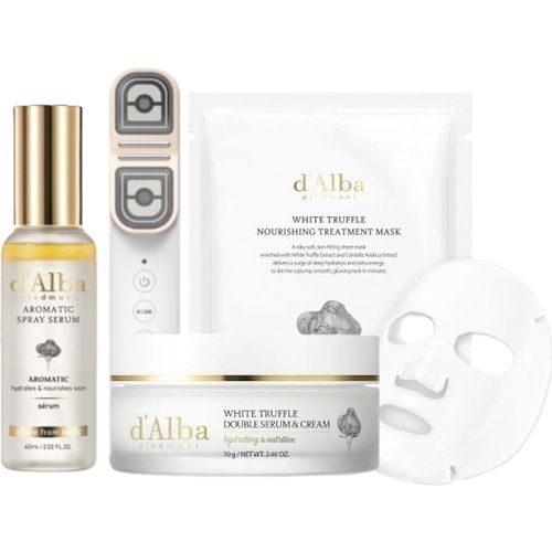 D'Alba - Serum & Mask Set Soft Bundle -Signature Allthera Double Shot + White Truffle Double Serum & Cream +White