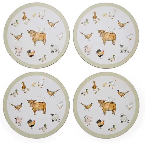 Cooksmart Buttercup Farm Set Round Placemat