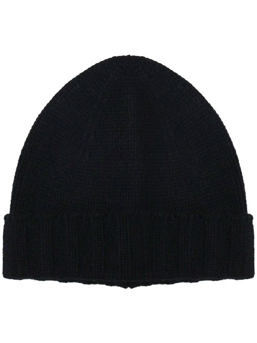 Wool beanie hat - Black