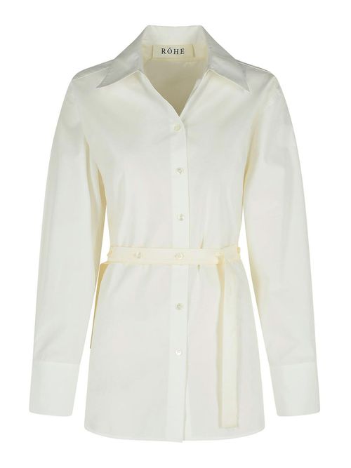 Combined Silk Poplin Vest-Shirt