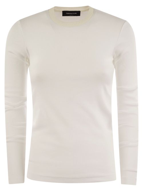 Long-sleeved T-shirt In Jersey