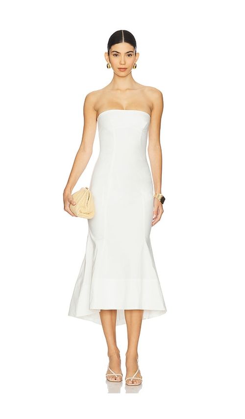 Camila Coelho KLEID CARI in Ivory. Größe XS. Also in L, M, S