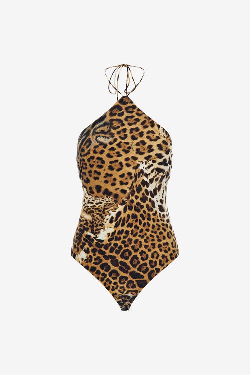 Top With Jaguar Skin Print