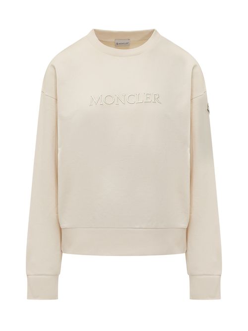 Front Embroidered Cotton Sweatshirt