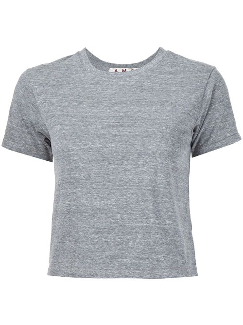 AMO cropped T-shirt - Grey