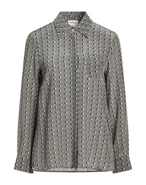 Woman Shirt Grey Size 4 Silk