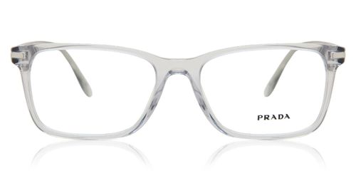 Prada PR 14WV U431O1 Men's Eyeglasses Clear Size 56 - Blue Light Block Available