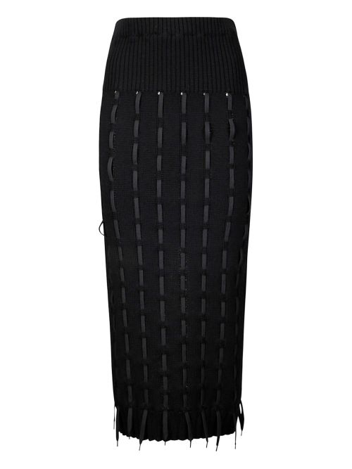 INSTITUTION high-waisted pencil skirt - Black