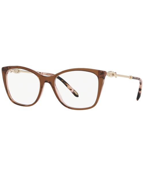 TF2160B Women's Square Eyeglasses - Brown