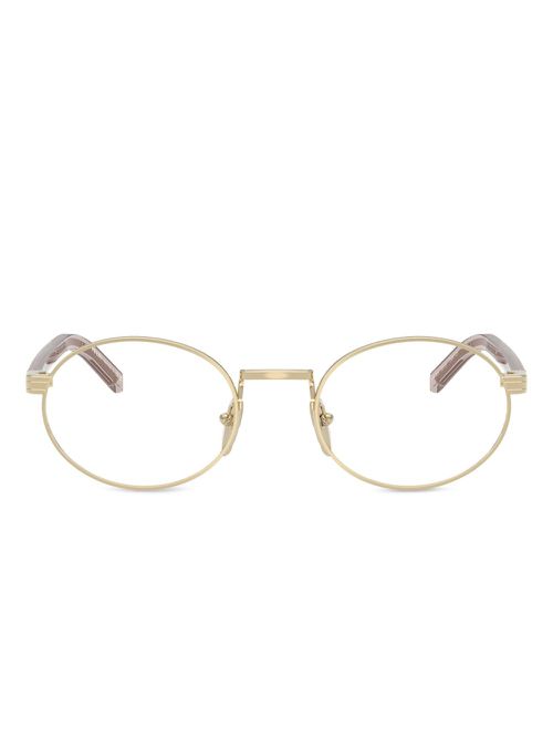 Prada Eyewear PRB55V oval-frame glasses - Purple