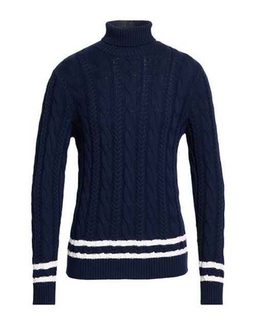 Platinum Man Turtleneck Navy Size M Wool