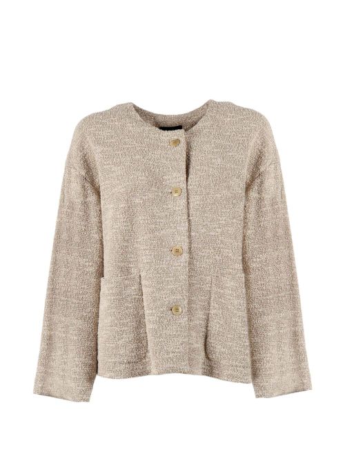Cotton blend blazer jacket