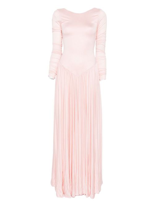 Open-back maxi dress - Pink