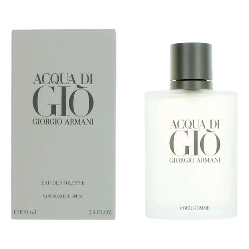 2pcs Acqua Di Gio by , 3.4 oz Eau De Toilette Spray for Men