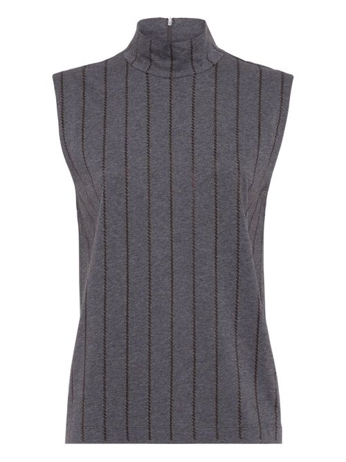 Sequin-embellished top - Grey