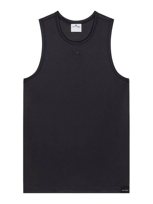 Crew Neck T-Shirt In Black With Logo