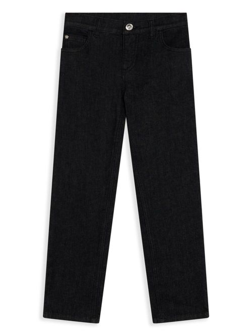 Straight-leg jeans - Black