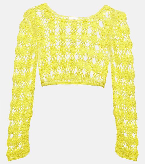 Bella crochet cotton crop top
