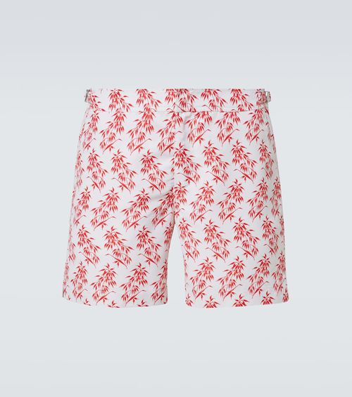 Bulldog printed swim shorts