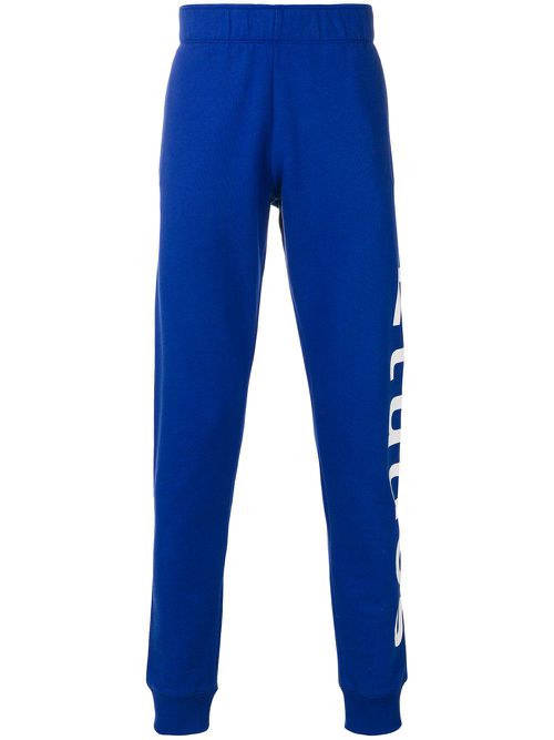 Logo print track trousers - Blue