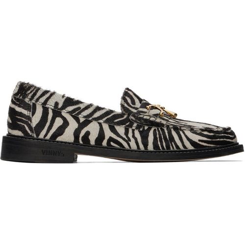 Vinnys Vinny'S Mens Luxe Black Loafers In Multicoloured - Black/Multicolour Leather -  UK