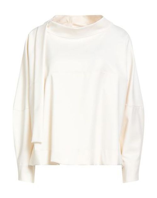Woman Top Cream Size XS/S Polyester, Viscose, Elastane